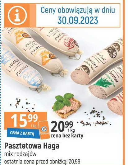 Pasztet z boczkiem Haga promocja