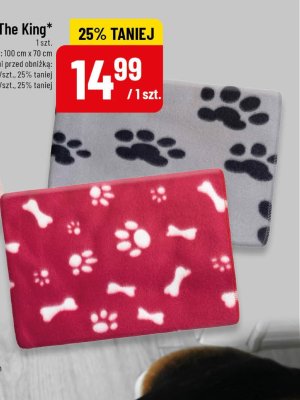 Koc dla psa lub kota 100x70 cm promocja w POLOmarket