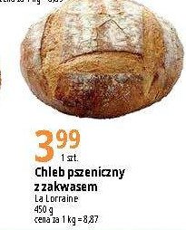 Chleb pszeniczny z zakwasem La lorraine promocja