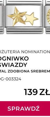 Ogniwko Gwiazdy, stal zdobiona srebrem promocja w Briju