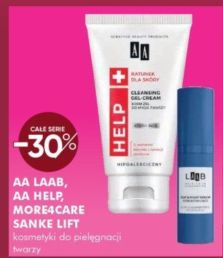 Kosmetyki AA Laab, AA Help More4Care Sanke Lift promocja w Super-Pharm