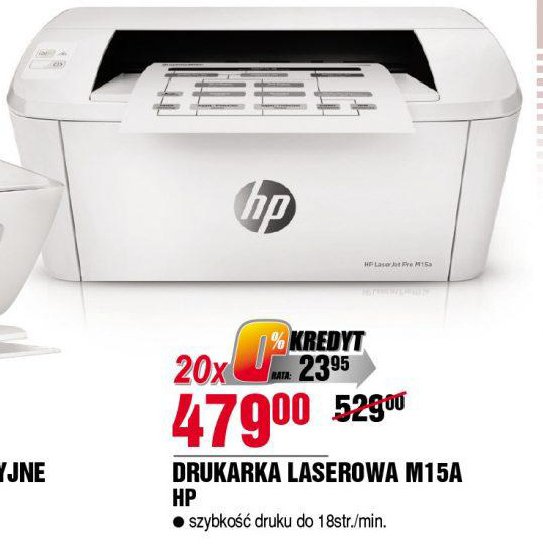 Drukarka laserowa pro m15w Hp promocja