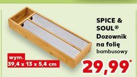 Dozownik do folii bambusowy Spice&soul promocja
