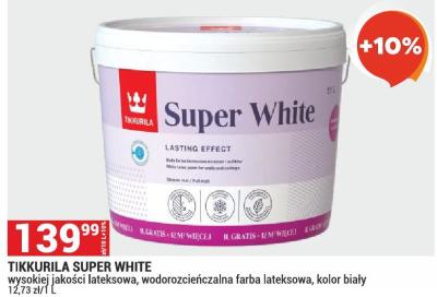 Farba Tikkurila Super White promocja w Merkury Market