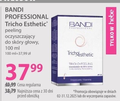 Peeling BANDI PROFESSIONAL Indio Esthetic oczyszczający do skóry głowy promocja w Hebe
