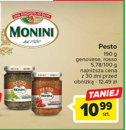 Pesto z pomidorami Monini promocja