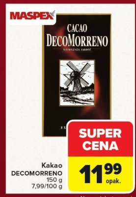 Kakao DECOMORRENO promocja w Carrefour Market
