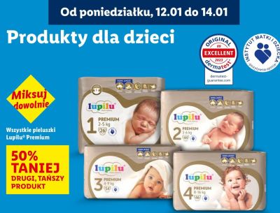 Pieluszki Premium wszystkie rodzaje promocja w Lidl