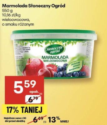 Marmolada Słoneczny Ogród 550 g promocja w Delikatesy Centrum