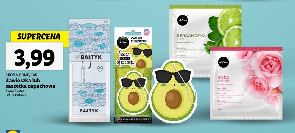 Odświeżacz samochodowy avocado fruity river Aroma home promocja