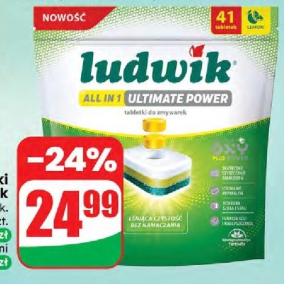 Tabletki do zmywarki All in One 41 szt. promocja w Dino