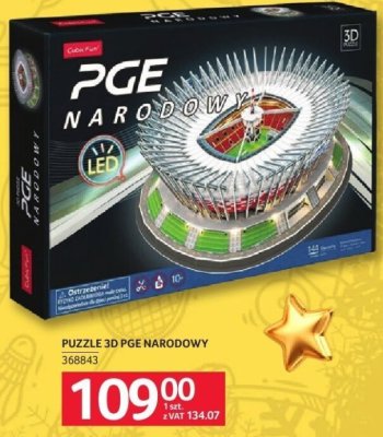 Puzzle 3D PGE Narodowy promocja w Selgros