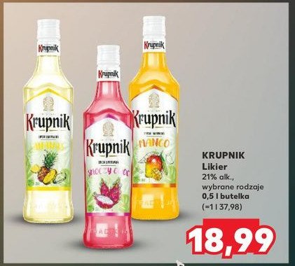 Likier Krupnik ananas promocja