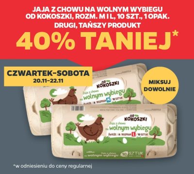 Jaja promocja w Netto