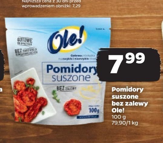 Pomidory suszone Ole! promocja