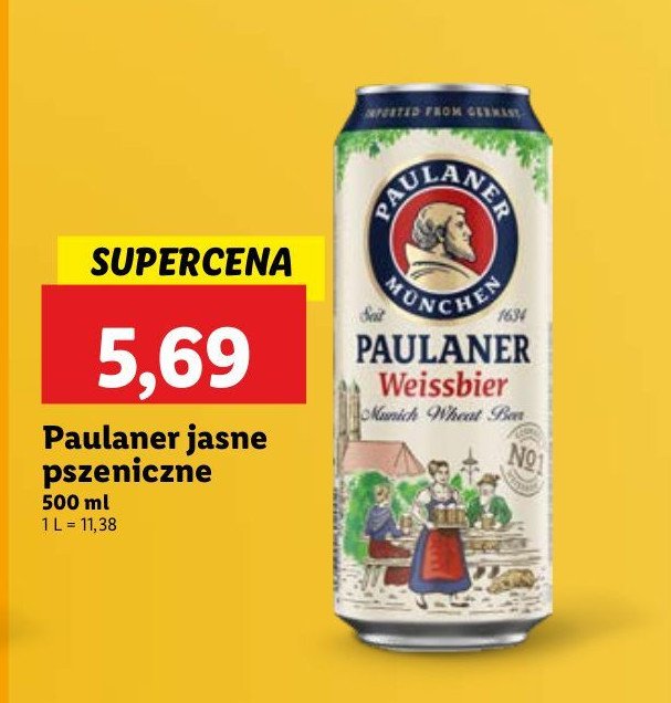 Piwo Paulaner weissbier promocja