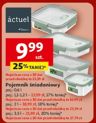 Pojemnik śniadaniowy poj.: 0,6 l promocja w Auchan