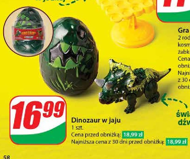 Dinozaur w jajku promocja