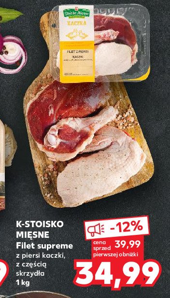 Filet z piersi kaczki ze skórą