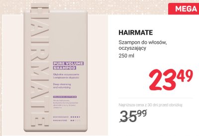 Szampon do włosów, oczyszczający promocja w Rossmann
