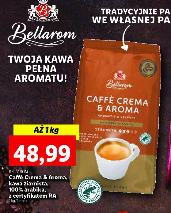 Kawa Bellarom cafe crema promocje