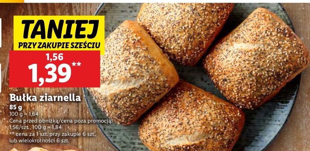 Bułka ziarnella promocja