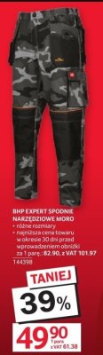 Spodnie BHP EXPERT SPODNIE NARZĘDZIOWE MORO promocja w Selgros