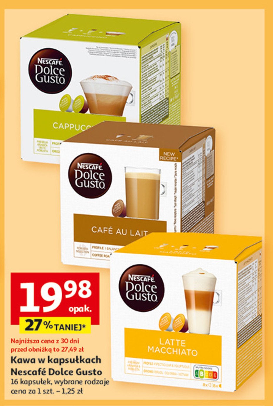 Kawa cafe au lait Nescafe promocja w Auchan