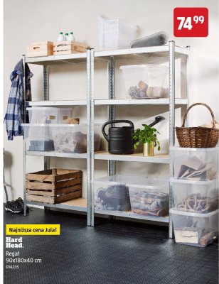 Regał Hard Head 90x180x40 cm promocja w Jula