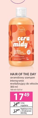 Szampon intensywnie rewitalizujący ceramidy ONLY BIO HAIR OF THE DAY Onlybio promocja