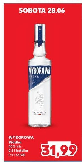 Wódka Wyborowa vodka promocja w Kaufland
