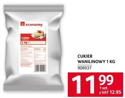 Cukier wanilinowy 1 KG economy promocja w Selgros