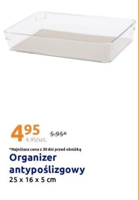 Organizer antypoślizgowy promocja w Action