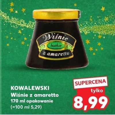 Wiśnie z amaretto 170 ml promocja w Kaufland