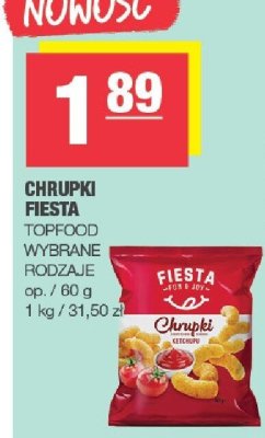 Chrupki Fiesta Topfood promocja w SPAR
