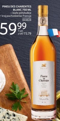 Wino Pineu des Charentes blanc 750 ml promocja w Selgros