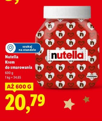 Krem do smarowania Nutella promocja w Lidl