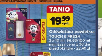 Wkład wiśnia z piwonią Glade by brise one touch promocja