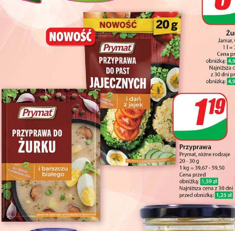 Przyprawa do past jajecznych Prymat promocja