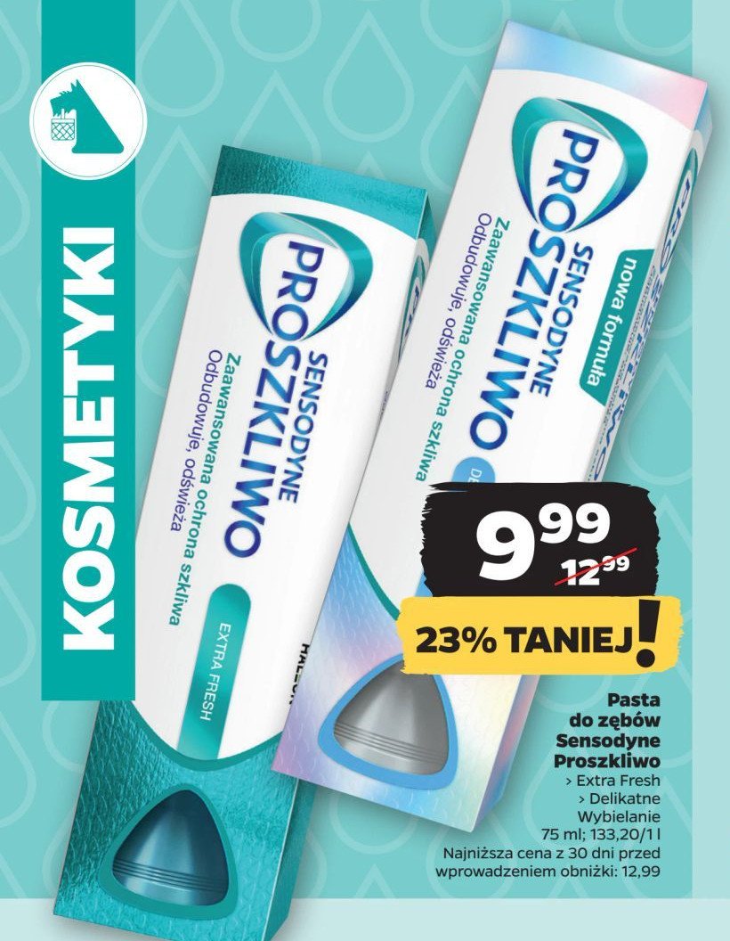 Pasta do zębów Sensodyne pro szkliwo codzienna ochrona promocja