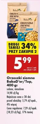 Orzeszki ziemne solone Bakad'or promocja