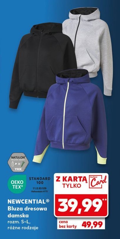 Bluza polarowa damska s-l Newcential promocja w Kaufland