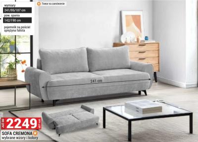 SOFA CREMONA promocja w Merkury Market