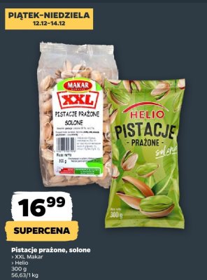 Pistacje prażone, solone XXL Makar promocja w Netto
