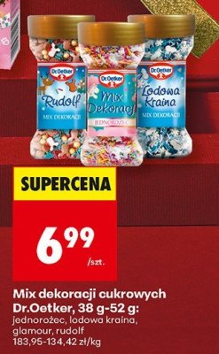 Mix dekoracji cukrowych, różne rodzaje promocja w Biedronka