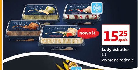 Lody śmietankowo-truskawkowe Scholler ice cream promocja