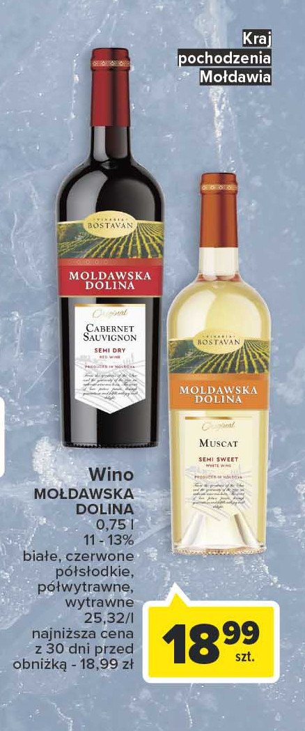 Wino Mołdawska dolina cabernet sauvignon promocja