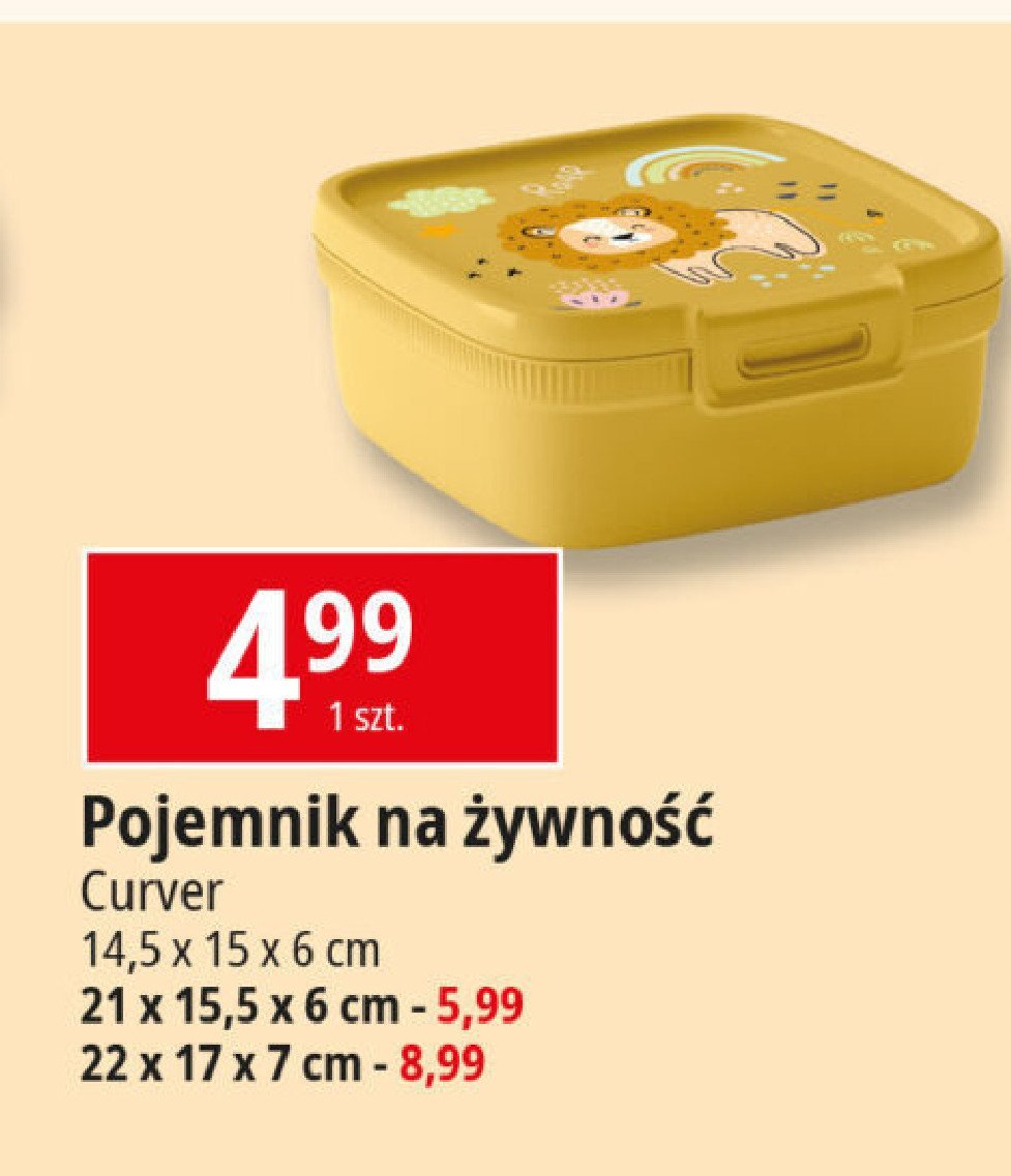 Pojemnik na żywność 22 x 17 x 7 cm Curver promocja