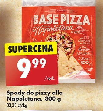 Spody do pizzy napoletana ALIMENTA promocja w Biedronka