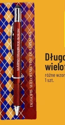 Długopis wielofunkcyjny różne wzory promocja w POLOmarket